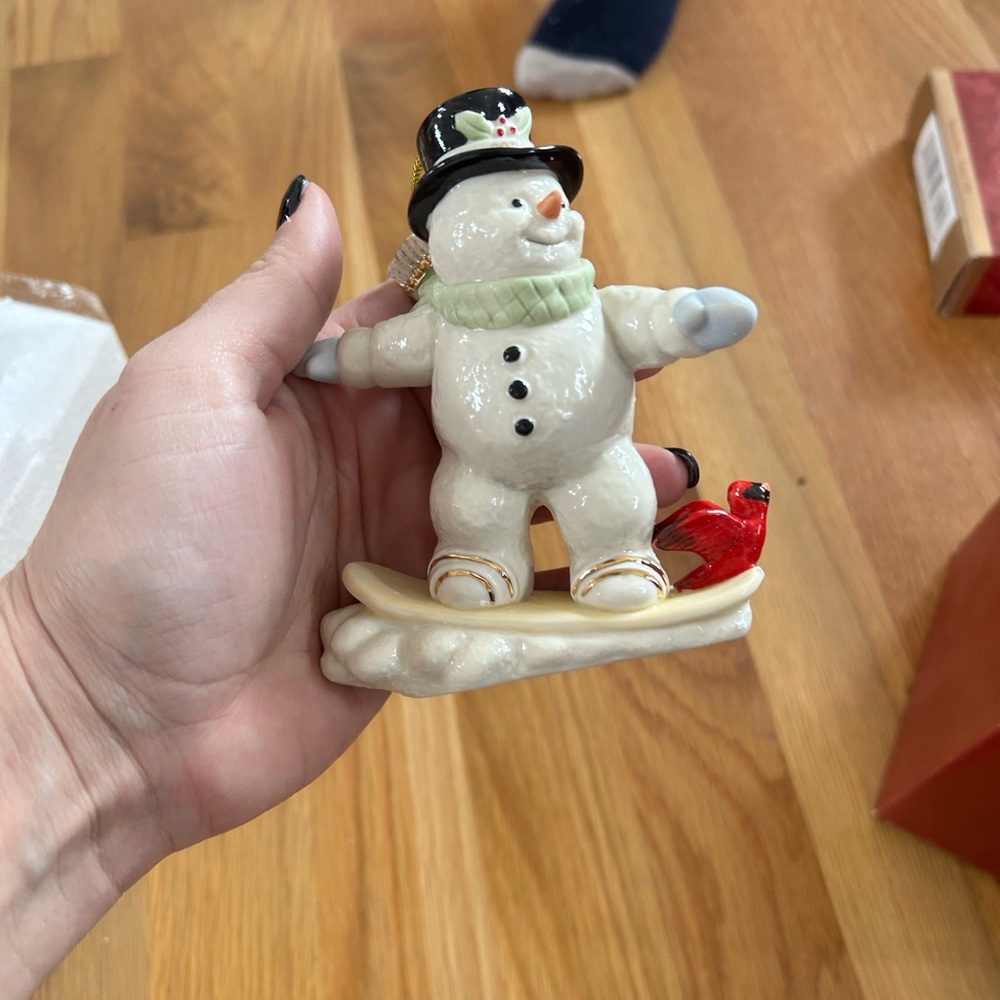 2011 Lenox Snowboarding snowman